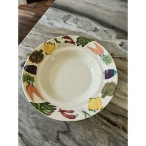 Hartstone Pottery Farmers Market Large Pasta Bowl 13 Inch Vintage 1981 USA Made